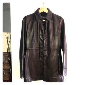 Banana Republic Leather Coat